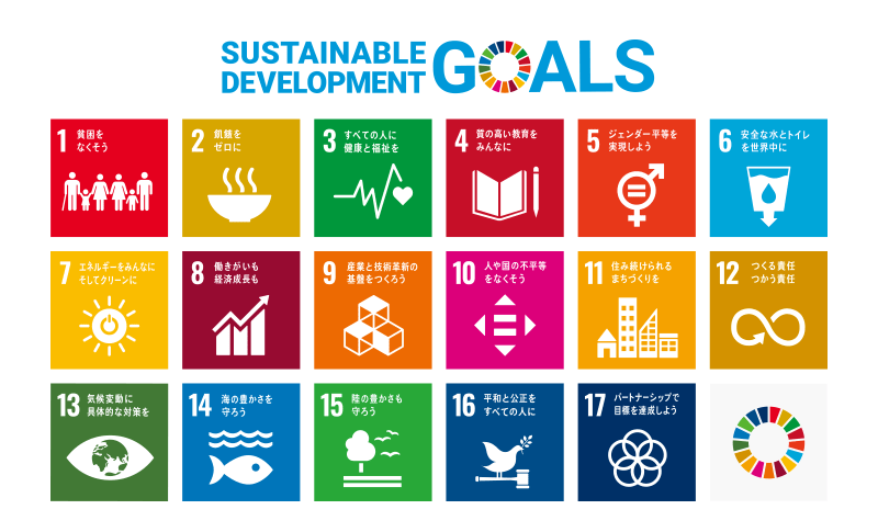 SDGs－2030年までの持続可能な開発目標17項目の具体的指針